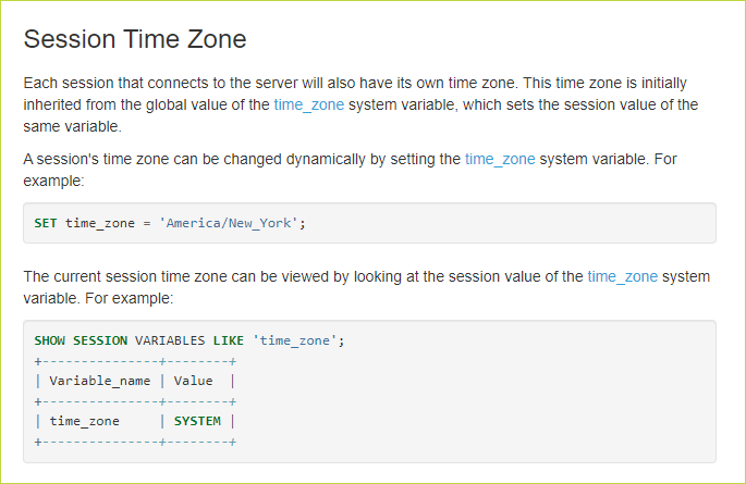 mariadb default_time_zone my.cnf 올바른 방법
