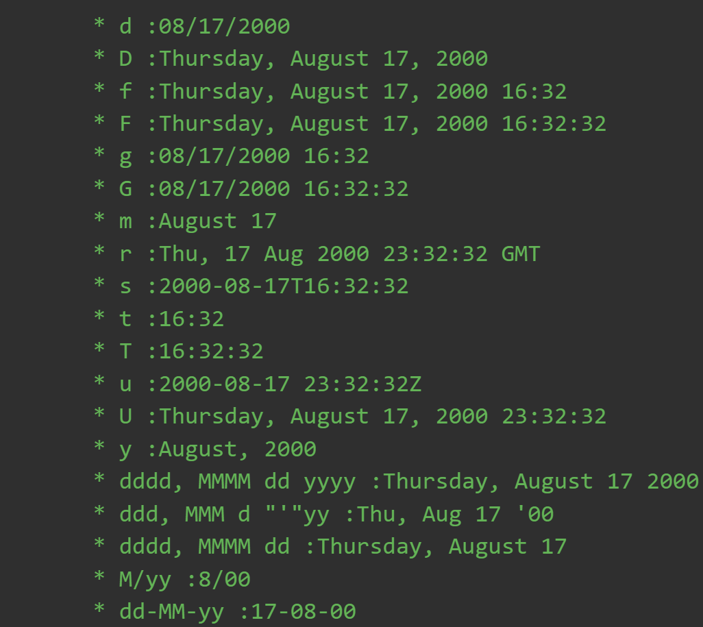 c# date format yyyy-mm-dd 시간 string 날짜 포맷